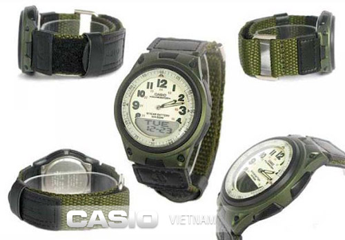 Đồng hồ Casio AW-80V-3BVDF Thiết kế nhỏ gọn chắc chắn
